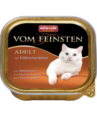 Консервы Animonda Vom Feinsten Adult для кошек с Куриной печенью 100 г. х 16 штук.