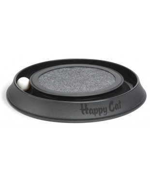 Beeztees Игрушка для кошек Happy Cat Погоняй мячик, пластиковая, антрацит 41*38*5см