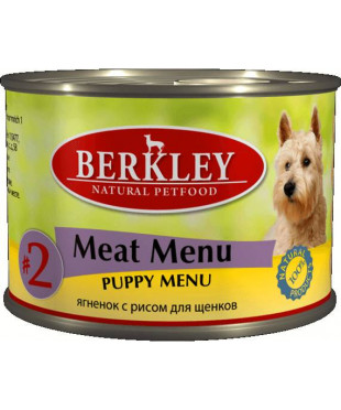 Berkley Puppy Lamb&Rice консервы для щенков №2 Ягненок с рисом 200 г