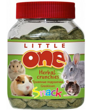 Little One Лакомство для грызунов Травяные подушечки 100г
