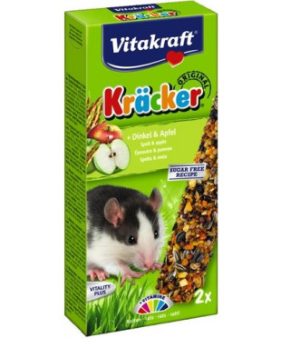 Vitakraft Крекеры для крыс Кукуруза/Фрукты 2шт